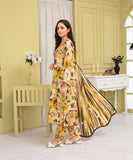 KHADDAR 3PC WITH KHADDAR PRINTED SHIRT & TROUSER-910