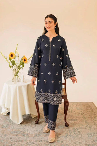 KY- Lawn Dress D- 123
