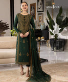 Lawn 3PC Embroidered With Chiffon Embroidered Dupatta-5022