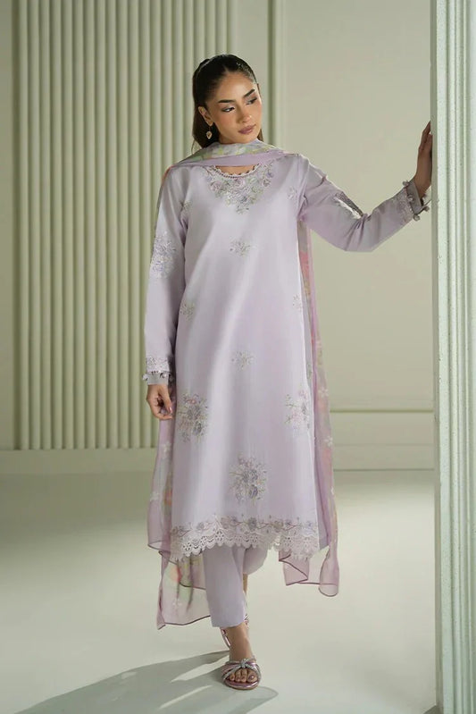 KY- Lawn Dress D- 137