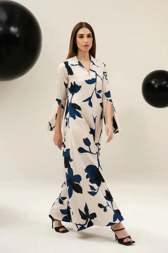 KY-724 Printed Airjet Viscous Silk two Piece