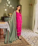 Dhanak 3PC Embroidered Shirt with Dhanak embroidered dupatta-619