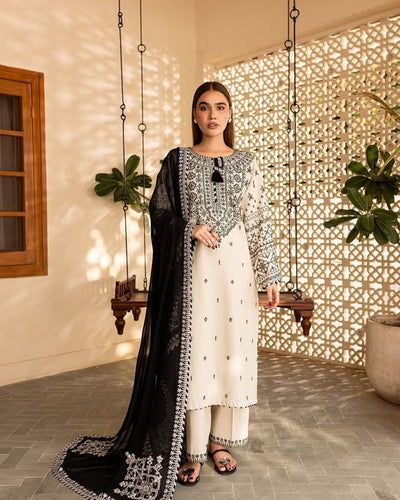 KY- Lawn Dress D- 098