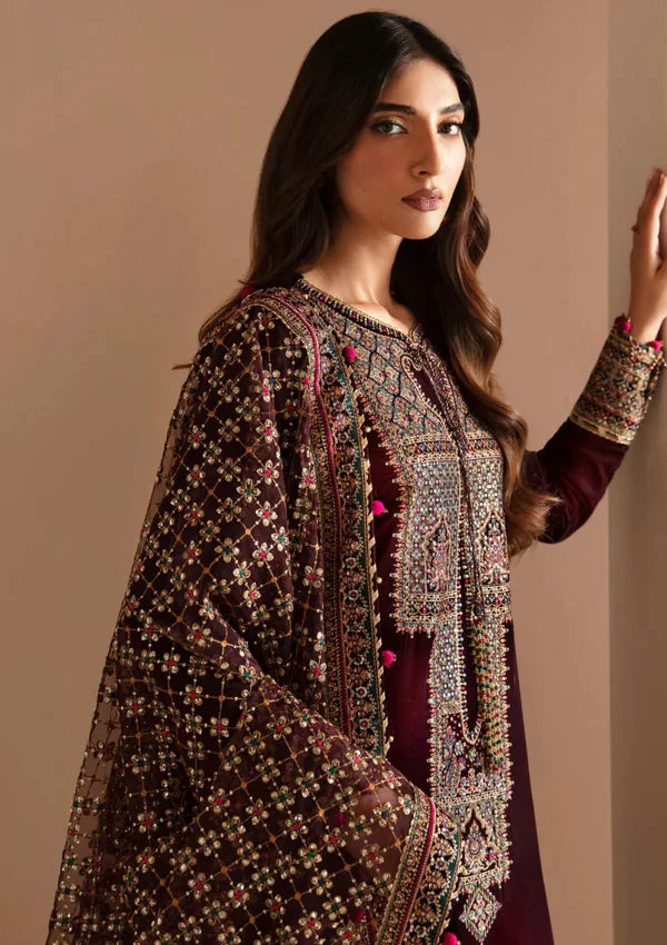 Miraal 7010 - JZ EMBROIDERED VELVET 3-PIECE DRESS...zy