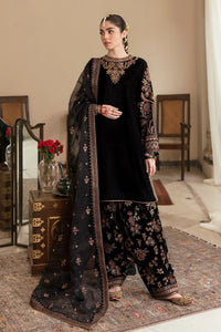 Miraal 621 Embroidered Velvet Dress With Organza embroidered Dupatta