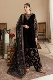 Miraal 621 Embroidered Velvet Dress With Organza embroidered Dupatta