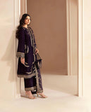 Miraal 968-3PC Embroidered Velvet Dress With Shamooz Silk Trouser