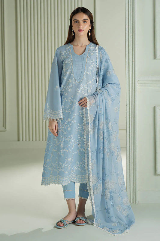 KY- Lawn Dress D- 111