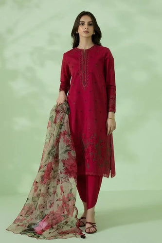 KY- Lawn Dress D- 063