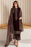 Miraal 750 - EMBROIDERED VELVET 3-PIECE DRESS WITH ORGANZA DUPATTA...zy