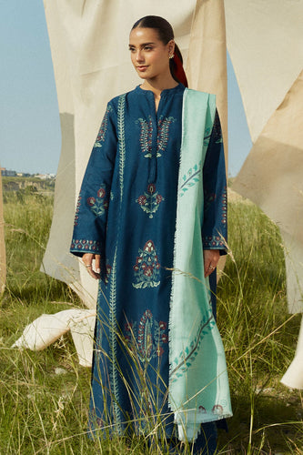Dhanak 3-Piece Embroidered Dress D-GD 50