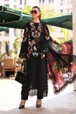 Lawn-3PC Chikankari Embroidered With Digital Printed Jacquard Dupatta-5303