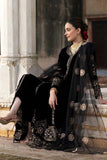 Zainab Chotani ZC-233 Embroidered Velvet Three piece Winter Collection...BL
