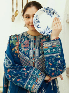 Dhanak 3-Piece Embroidered Dress D-GD 31