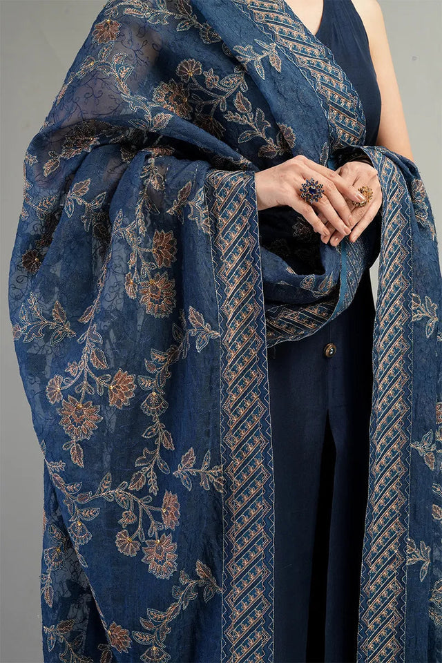 Dhanak 3-Piece Embroidered Dress D-GD 53