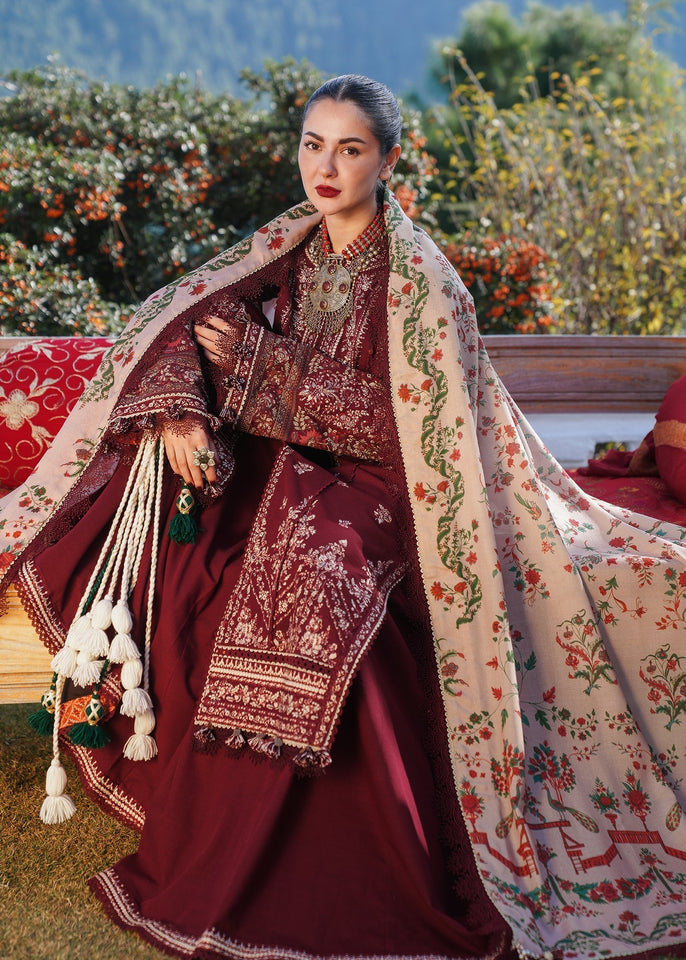 Dhanak 3-Piece Embroidered Dress D-GD 77
