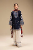 Dhanak-3PC Embroidered Shirt with Digital Printed Wool Shawl-3324