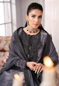 Miraal 7005 Embroidered Velvet Dress with Pure Chiffon Embroidered Dupatta