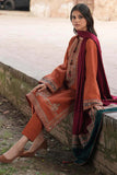 3PC Lawn Embroidered Shirt With Printed Jauqard Dupatta-5190