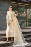 Dhanak-3PC Embroidered Shirt with Organza Embroidered Dupatta- 3170