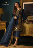 Miraal 973-3piece Embroidered Velvet Dress
