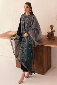 Miraal 962 - 3PC Embroidered Velvet Dress