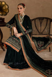 Miraal 974-3piece Embroidered Velvet Dress