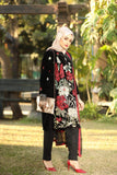 Miraal 7004 Embroidered Velvet Dress