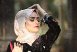Miraal 7004 Embroidered Velvet Dress