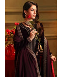Miraal 1022 Embroidered velvet dress with Embroidered chiffon Dupatta...zy