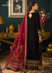 Miraal 976-3piece Embroidered Velvet dress