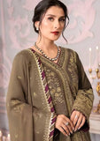 Miraal 1017-3PC VELVET EMBROIDERED DRESS WITH EMBROIDERED CHIFFON DUPATTA...zy