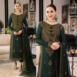 Lawn 3PC Embroidered With Chiffon Embroidered Dupatta-5022